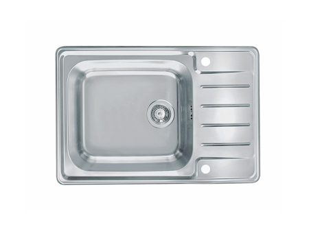 PRAKTIK - Stainless steel sink Praktik 120 satin