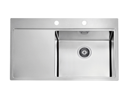 PURE - Stainless steel sink Pure 50 right