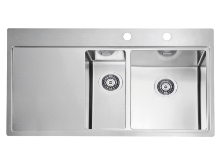 PURE - Stainless steel sink Pure 60 right