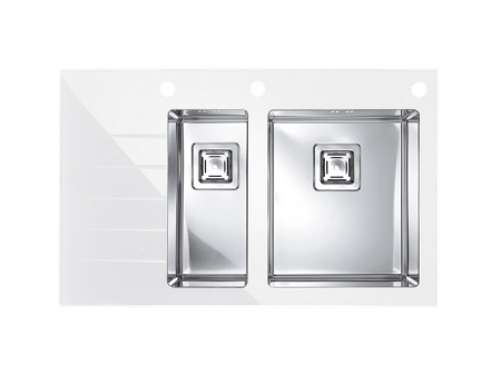 CHIUVETE STICLA - Crystalix glass sink 20 black right