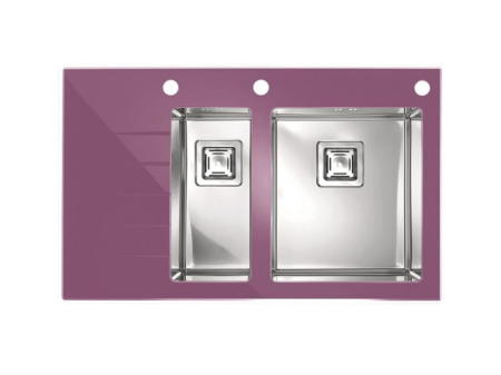 CHIUVETE STICLA - Crystalix glass sink 20 personalized left