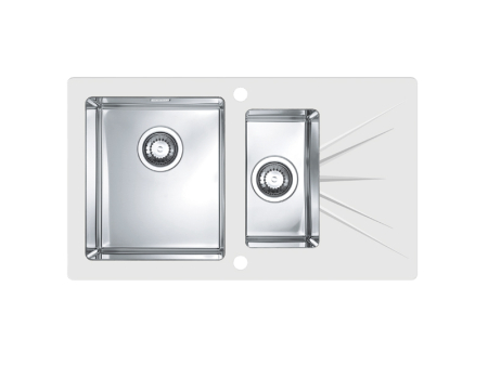 CHIUVETE STICLA - Karat glass sink 20 black right