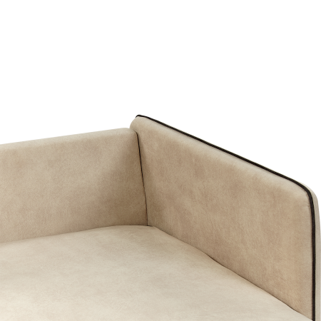3-Seater Corner Sofa ALTAN Beige Velvet Left [7]