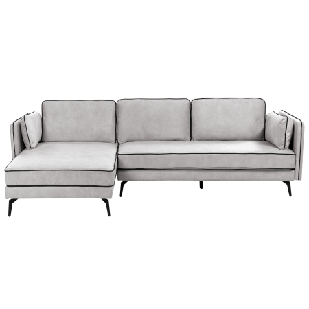 3-seater corner sofa ALTAN Velvet Light grey Right [3]