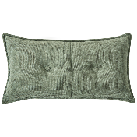 3-Seater Corner Sofa DOLVA Chenille Dark Green Right [9]
