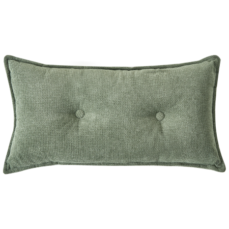 3-Seater Corner Sofa DOLVA Chenille Dark Green Right [8]