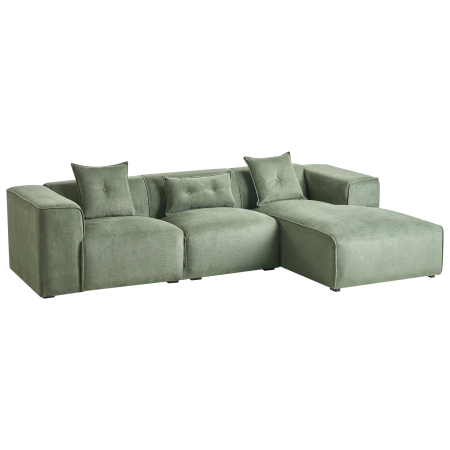 DOLVA 3-seater corner sofa Dark green left [3]