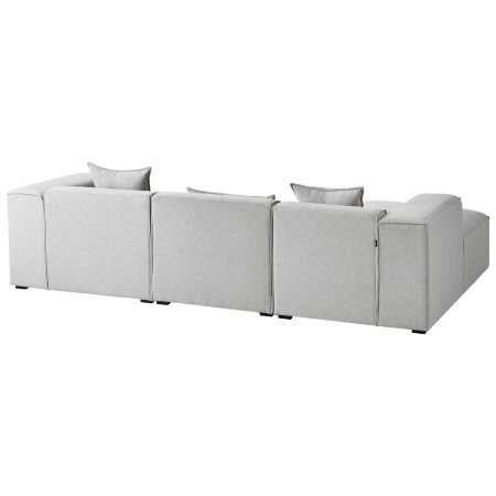DOLVA 3-seater corner sofa Light grey Right [4]