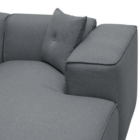 3-seater corner sofa DOLVA Dark grey Left [5]