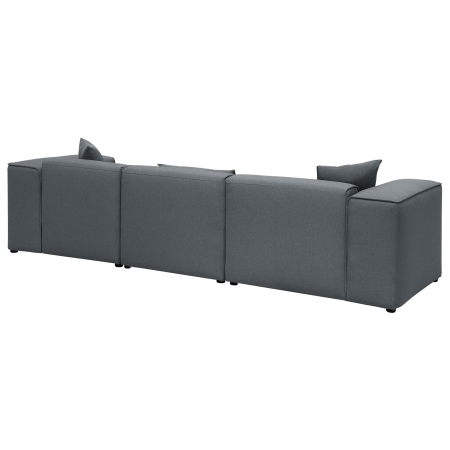 3-seater corner sofa DOLVA Dark grey Left [4]