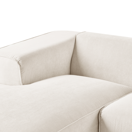3-seater corner sofa DOLVA Off-white Velour Right [8]