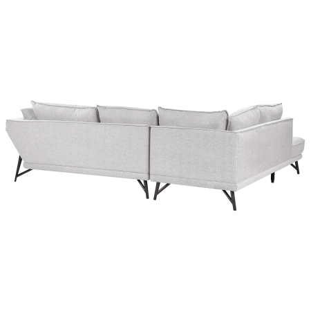 3-seater corner sofa ELGA Light grey Right [4]