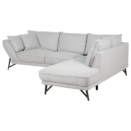 Colțar cu 3 locuri ELGA In Gri deschis Stânga [3]