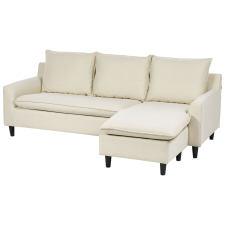3-seater corner sofa ELVENES Light beige Left [3]