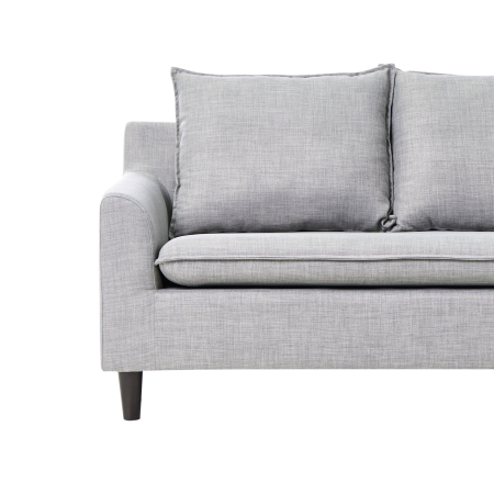 Colțar cu 3 locuri ELVENES  Gri deschis Stânga [5]