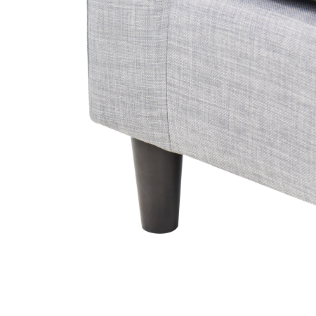 Colțar cu 3 locuri ELVENES  Gri deschis Stânga [8]