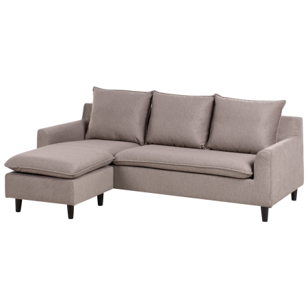 ELVENES 3-seater corner sofa Taupe Right [3]