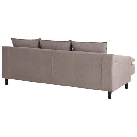 ELVENES 3-seater corner sofa Taupe Right [4]