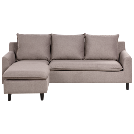 ELVENES 3-seater corner sofa Taupe Right [1]