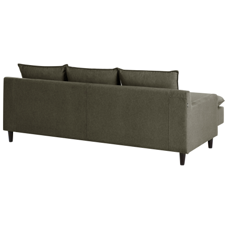 Colțar cu 3 locuri ELVENES  Verde închis Dreapta [4]