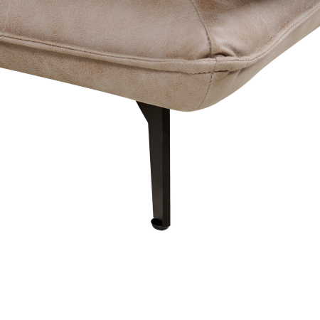 GALLO 3-seater corner sofa Suede Light brown Right [9]