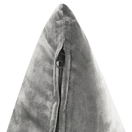 Colțar cu 3 locuri GRENA Catifea Gri deschis Stânga [9]