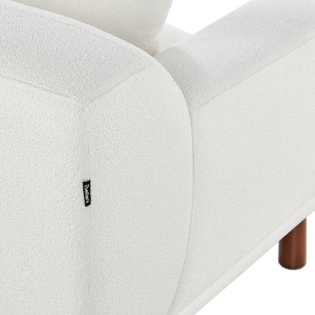 3-seater corner sofa HOLT Boucle White Left [9]