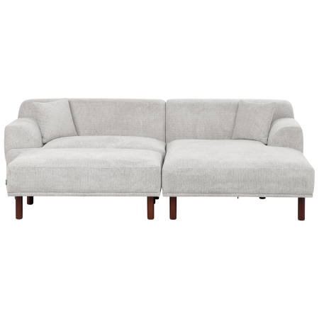 Colțar cu 3 locuri HOLT  Gri deschis Stânga [3]