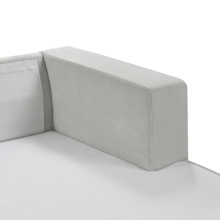 Colțar cu 3 locuri LOFOTEN  Gri deschis Stânga [7]