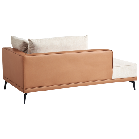 Colțar cu 3 locuri MYKEN  Bej deschis Dreapta [7]