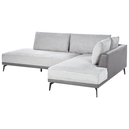MYKEN 3-seater corner sofa Light grey Left [3]