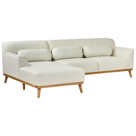 Colțar cu 3 locuri SIMOS  Alb-murdar Dreapta [3]