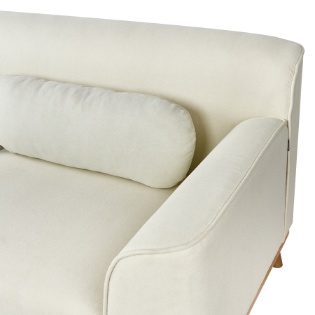 Colțar cu 3 locuri SIMOS  Alb-murdar Dreapta [5]