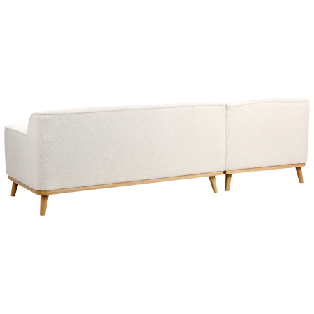 3-seater corner sofa SIMOS Boucle White Right [5]