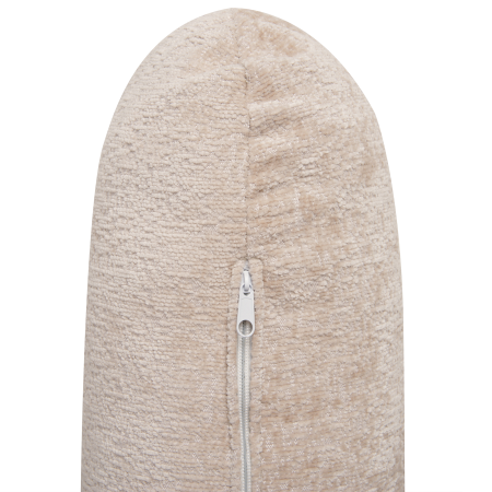 SIMOS 3-seater corner sofa Chenille Beige Right [8]