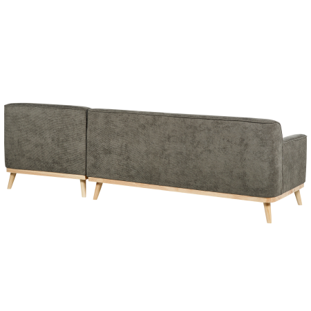 Colțar cu 3 locuri SIMOS Velur Verde închis Stânga [5]