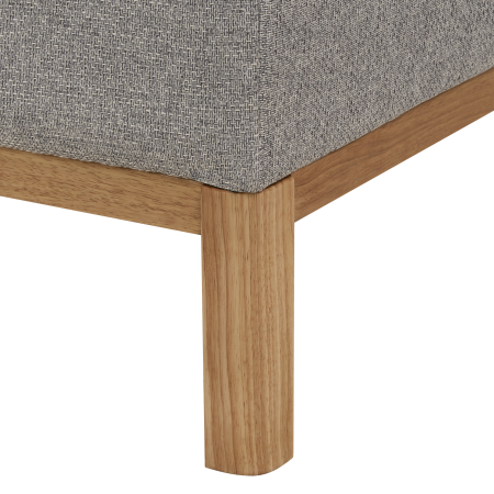 Colțar cu 3 locuri SOSJO  Gri deschis Stânga [7]