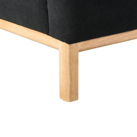 3-seater corner sofa SOSJO Black Right [7]