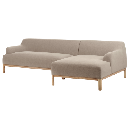 SOSJO 3-seater corner sofa Taupe Left [3]