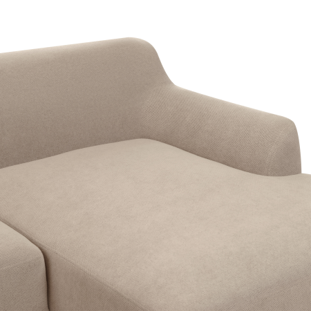 SOSJO 3-seater corner sofa Taupe Left [5]