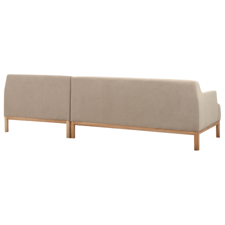 SOSJO 3-seater corner sofa Taupe Left [4]