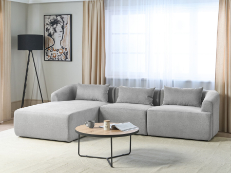 Canapea cu 3 locuri - SVANSELE 3-seater corner sofa Light Grey Right
