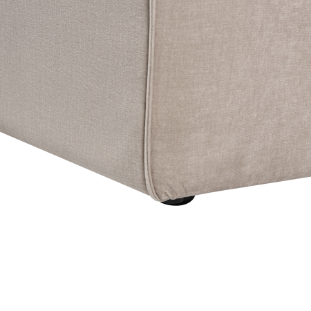 3-seater corner sofa VERNON Velvet Taupe Left [7]