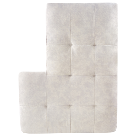 4-seater corner sofa KIRUNA Velvet Light Beige Left [5]