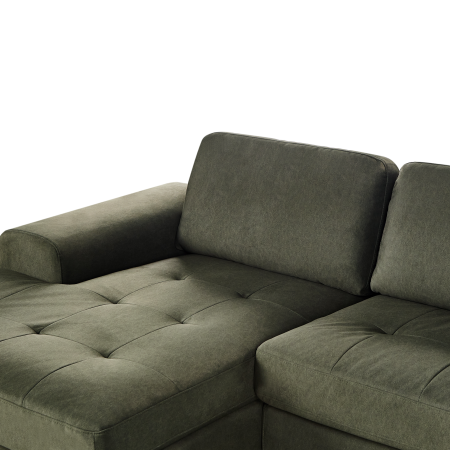 Colțar cu 4 locuri KIRUNA  Verde închis Dreapta [9]