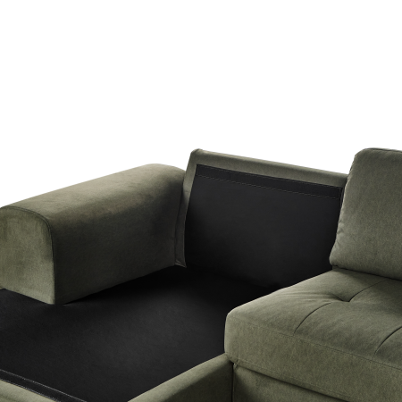 Colțar cu 4 locuri KIRUNA  Verde închis Dreapta [10]