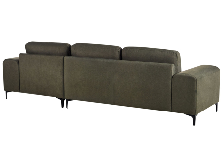 KIRUNA 4-seater corner sofa Dark green Left [4]