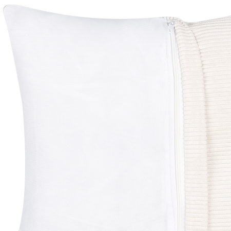 4-seater corner sofa LUNGO Velvet Off-white Right [7]