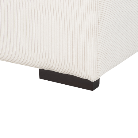 4-seater corner sofa LUNGO Velvet Off-white Right [10]