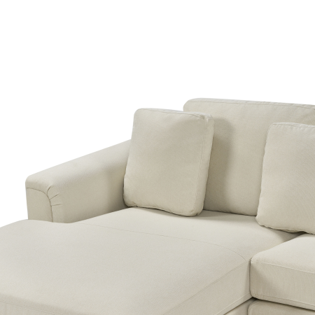 OSLO 4-Seater Corner Sofa Beige Right [6]